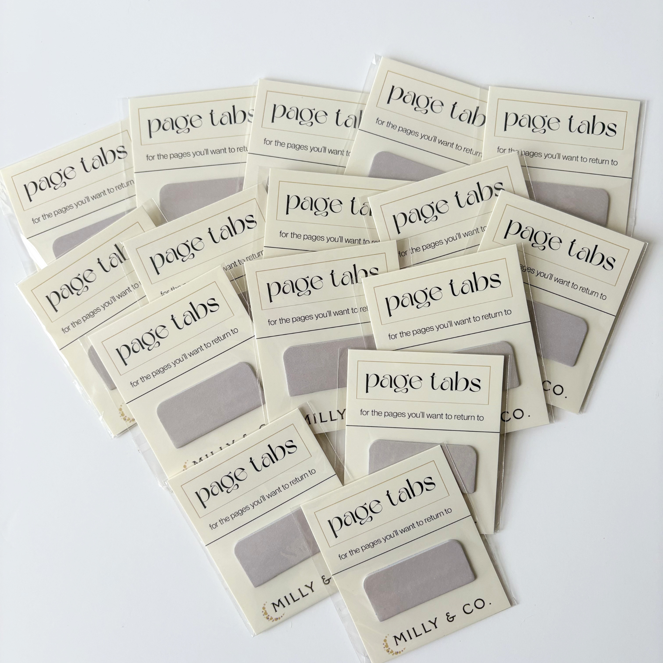 Page Tabs Sticky Notes - Neutral Set