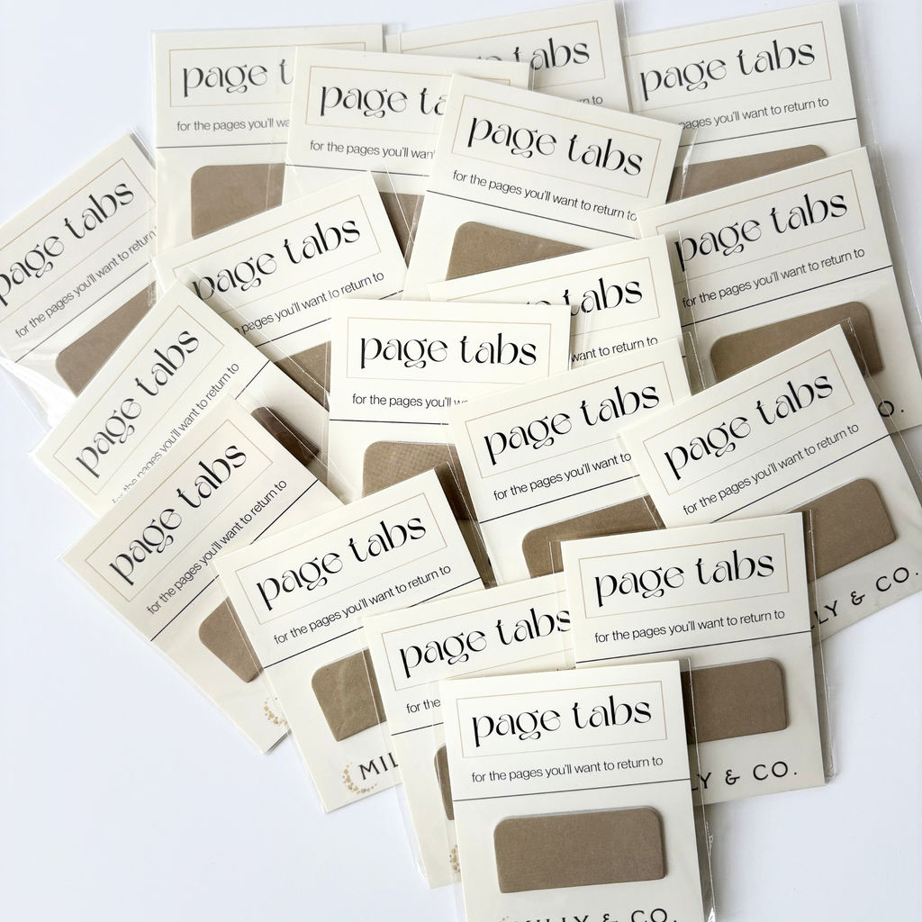 Page Tabs Sticky Notes - Neutral Set