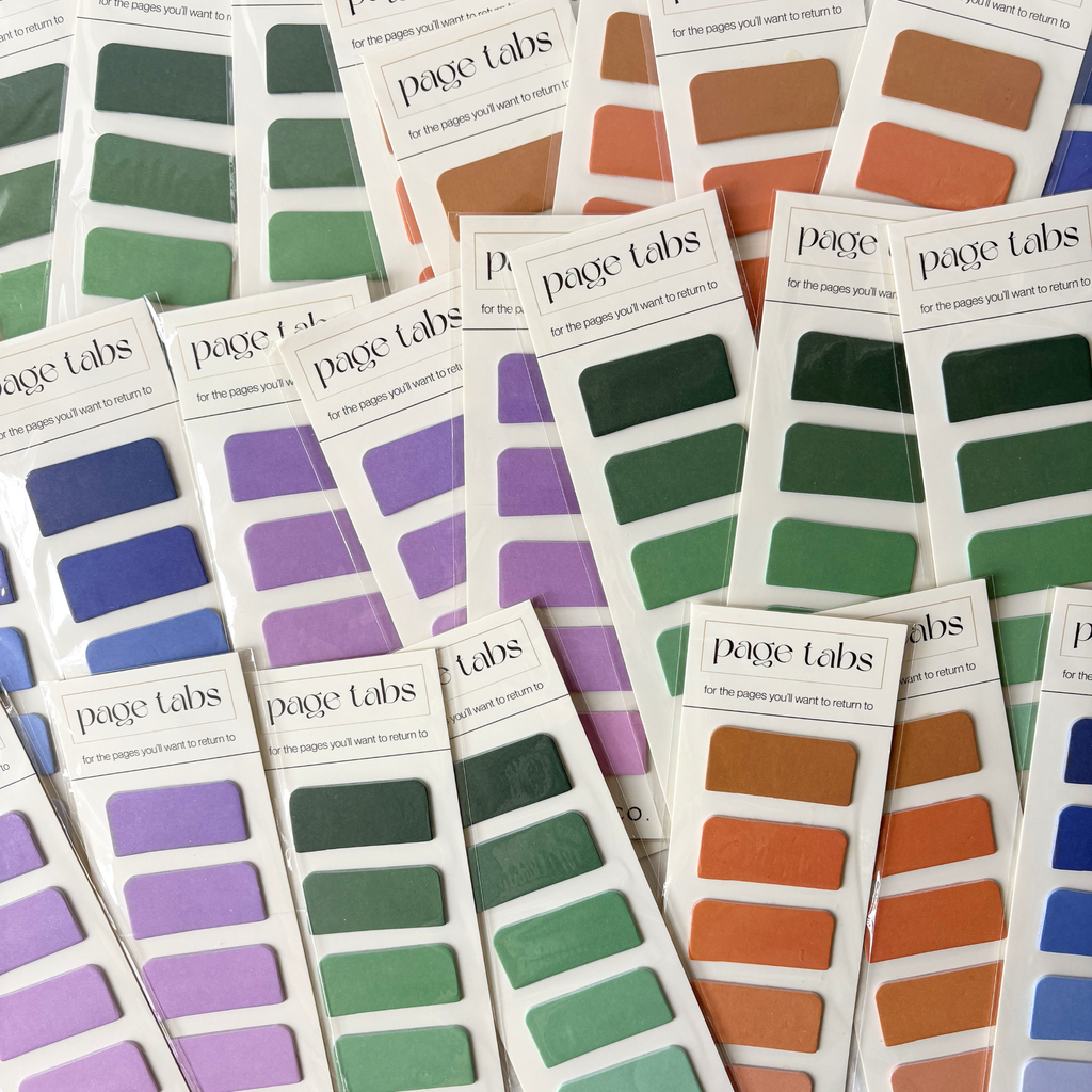 Page Tabs Sticky Notes - Vibrant Set