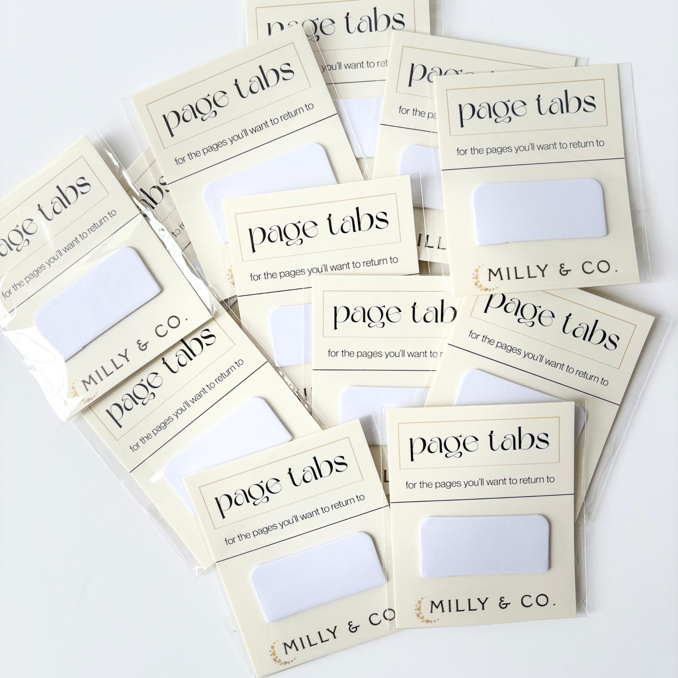 Page Tabs Sticky Notes - Neutral Set