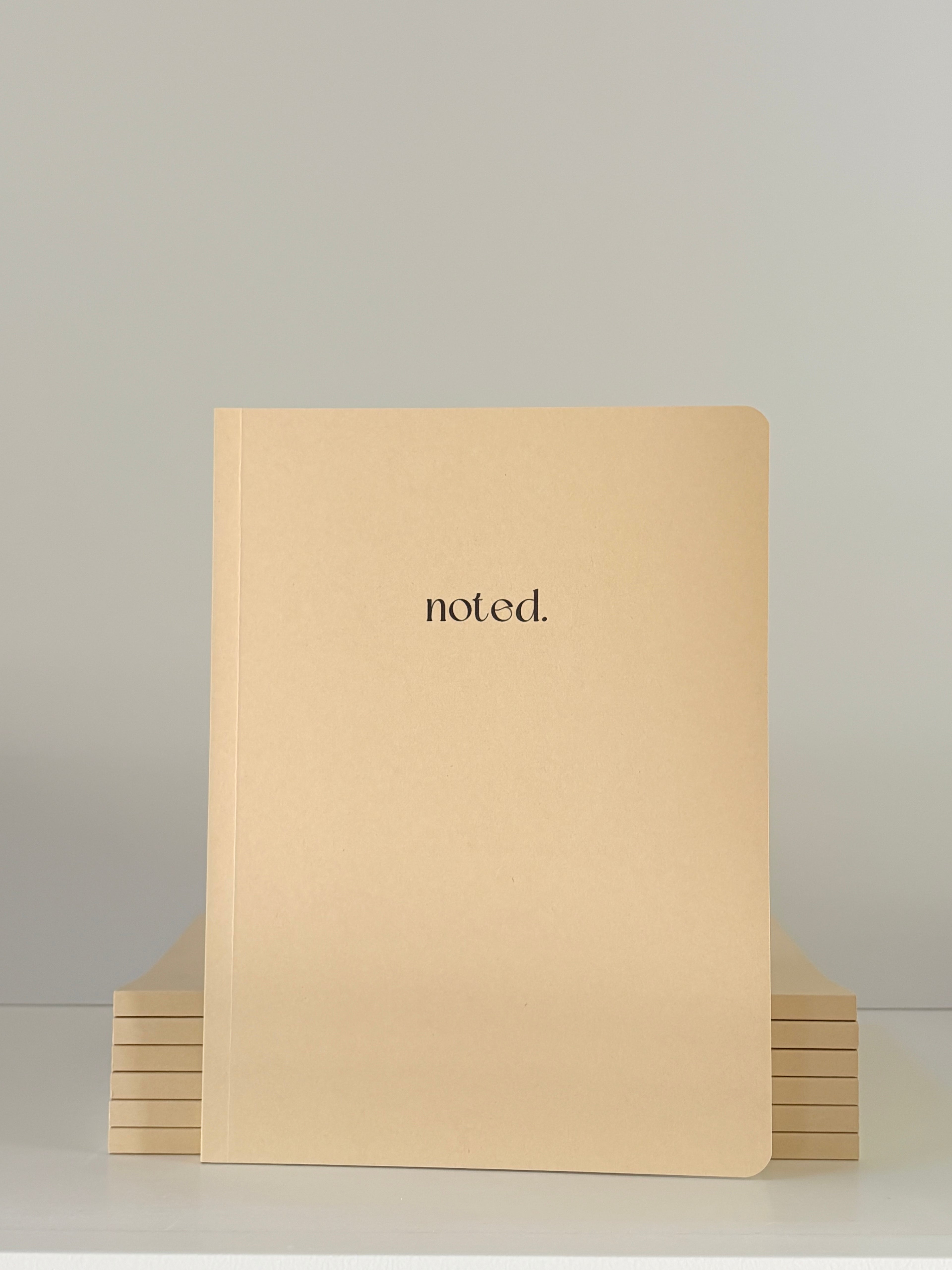noted. folio - A refillable productivity notebook with built-in note-marking system