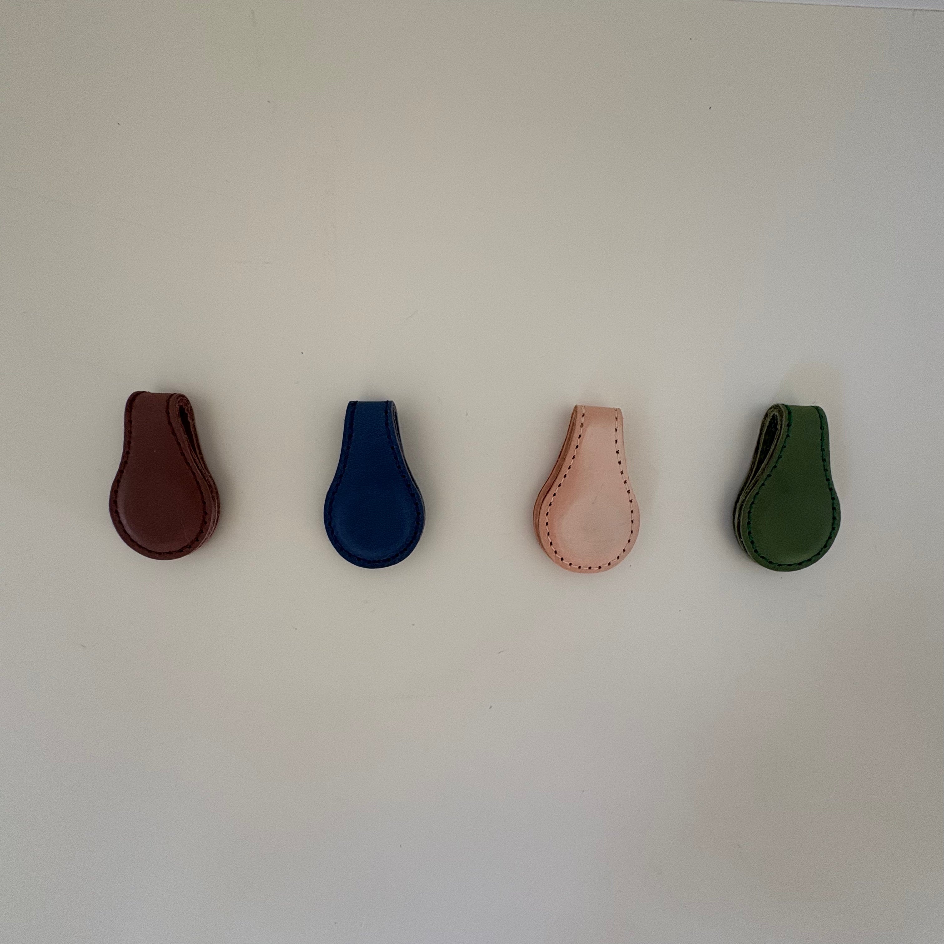 Leather magnetic bookmarks