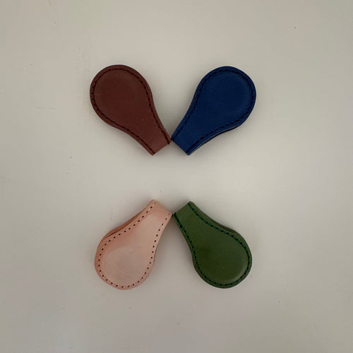 Leather magnetic bookmarks