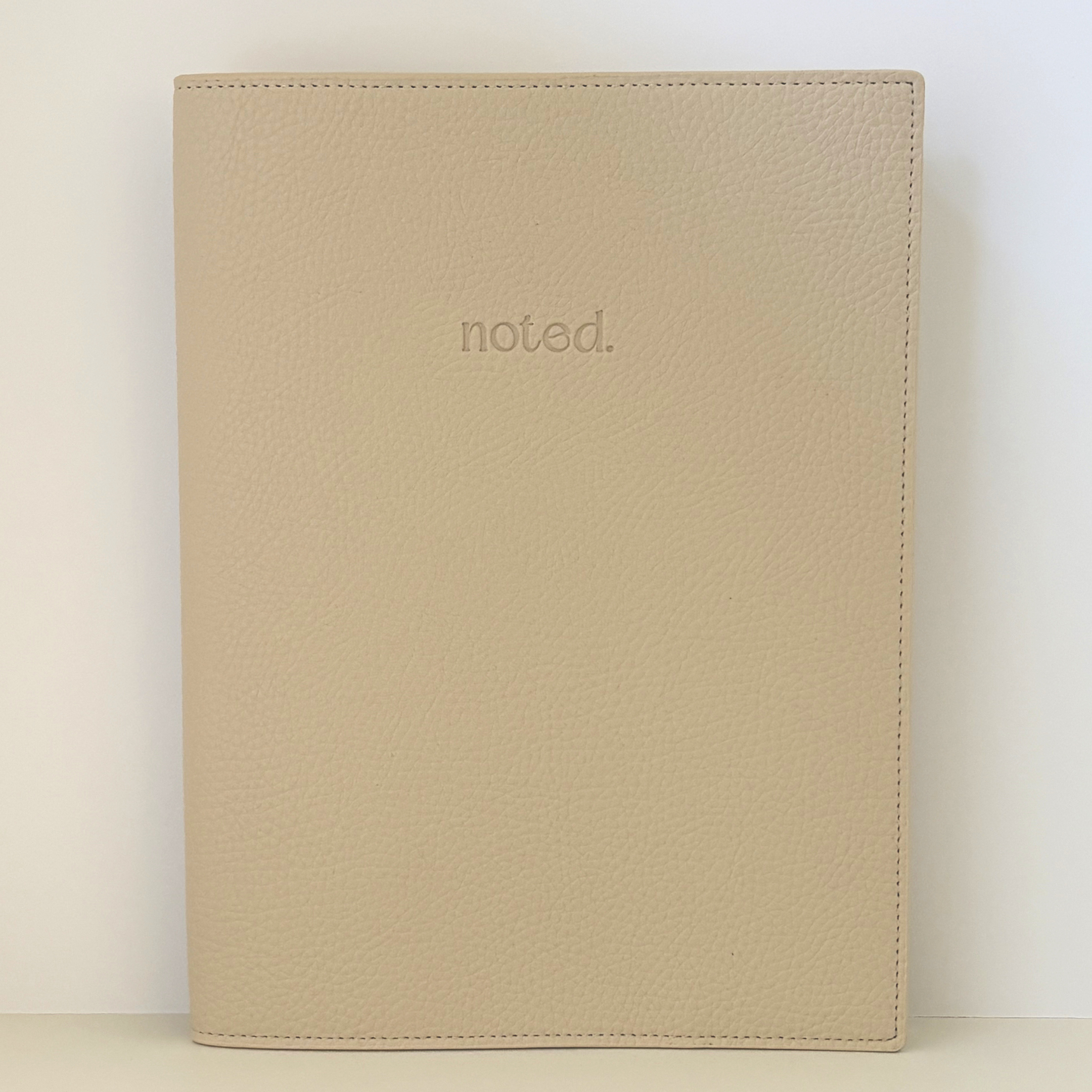 noted. folio - A refillable productivity notebook with built-in note-marking system