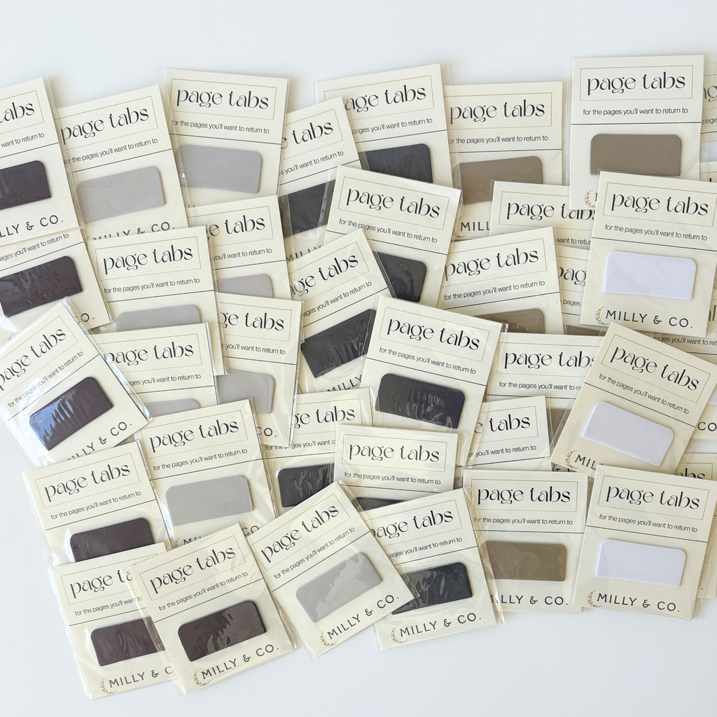 Page Tabs Sticky Notes - Neutral Set
